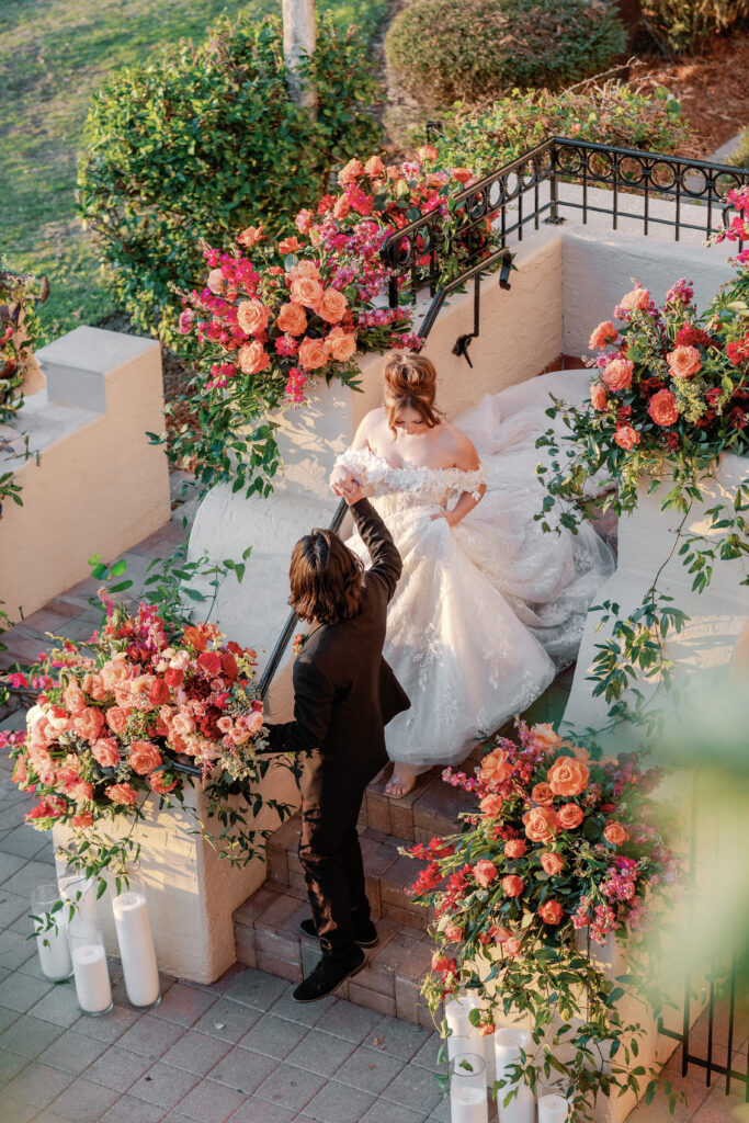 Florida wedding florist St. Augustine, Jacksonville, Amelia Island, Jekyll Island, and St. John's Florida; wedding flower cost Jacksonville FL